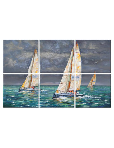 Paneles Acústicos Decorativos Ruonin.X 182.88x121.92cm Vela de Carreras