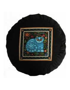 Cojín de Meditación Zafu Boon Decor Trigo Sarraceno Azul 38cm