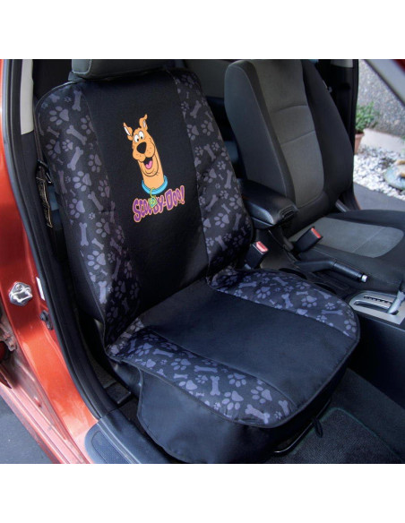Cubierta de Asiento para Perros BDK Scooby Doo - Oxford Negra