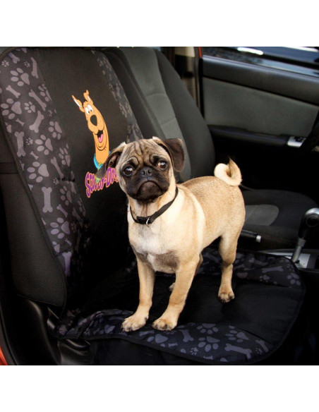 Cubierta de Asiento para Perros BDK Scooby Doo - Oxford Negra