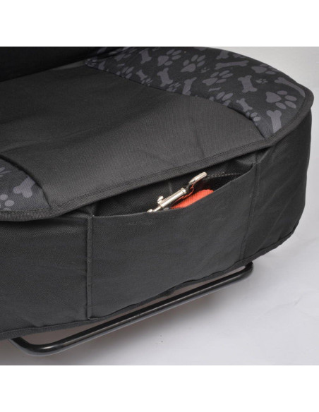 Cubierta de Asiento para Perros BDK Scooby Doo - Oxford Negra