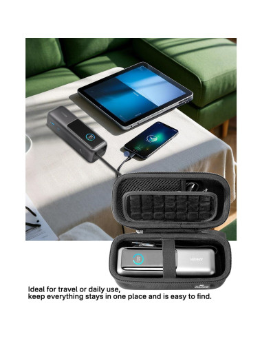 Funda Dura RAIACE para Batería Externa Anker 25000mAh - Negro