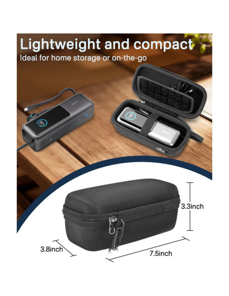 Funda Dura RAIACE para Batería Externa Anker 25000mAh - Negro