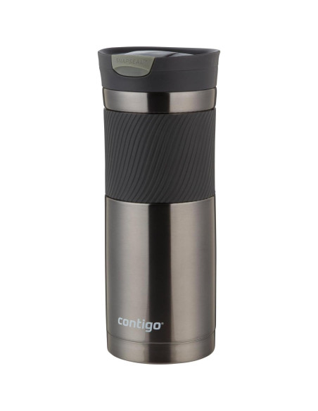Vaso de Viaje Contigo Byron 20 oz Acero Inoxidable Gunmetal