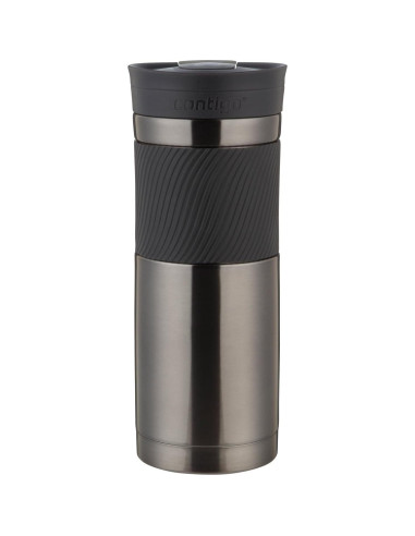 Vaso de Viaje Contigo Byron 20 oz Acero Inoxidable Gunmetal