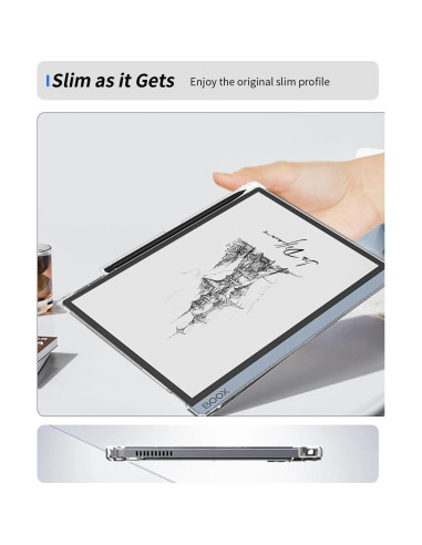 Funda Transparente WUNIAK para Tableta Onyx BOOX Tab Ultra C Pro 10.3