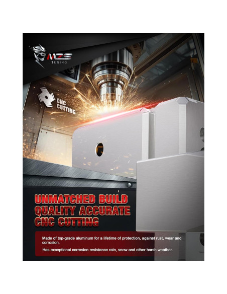 Enganche de Remolque Ajustable MZS de Aluminio 21,000 LBS