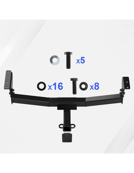 Enganche de Remolque HD Ridez Clase 3 para Nissan Rogue 2008-2020