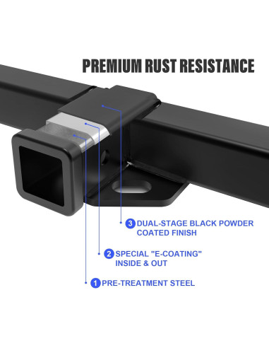 Enganche de Remolque HD Ridez Clase 3 para Subaru Crosstrek 2018-2023