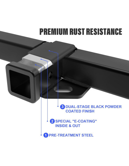 Enganche de Remolque HD Ridez Clase 3 para Subaru Crosstrek 2018-2023