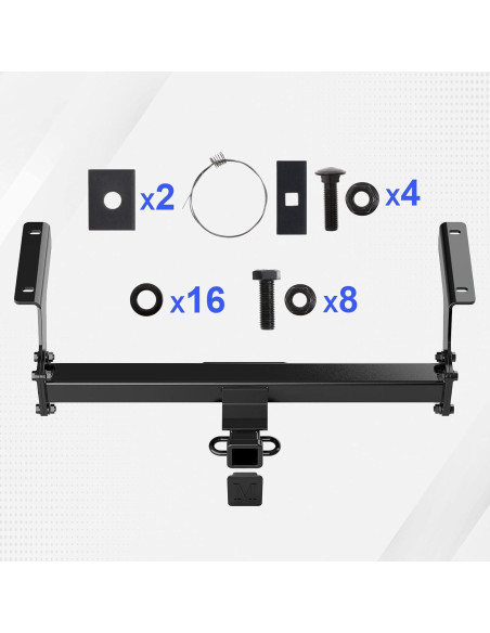 Enganche de Remolque HD Ridez Clase 3 para Subaru Crosstrek 2018-2023