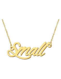 Collar Personalizado con Nombre Aoloshow Oro Inoxidable 40.64 cm