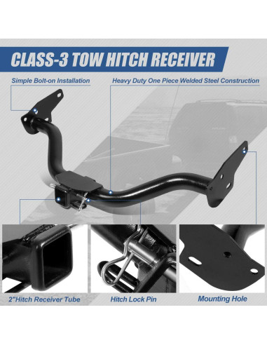 Enganche de Remolque Clase 3 Auto Dynasty 2" para Xterra 05-15