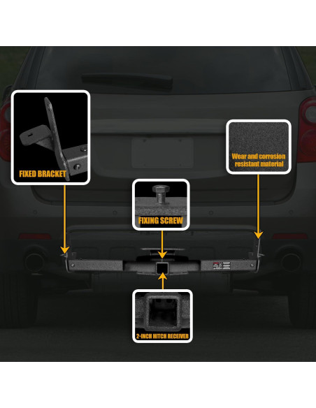 Enganche de Remolque Acero Clase 3 LUYWTE para Chevy Equinox 2005-2017