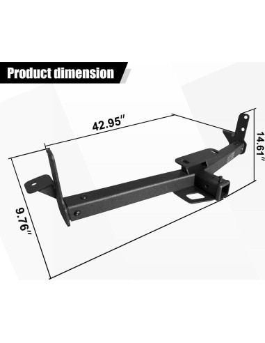 Enganche de Remolque Acero Clase 3 LUYWTE para Chevy Equinox 2005-2017