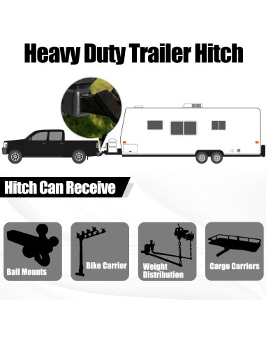 Enganche de Remolque Acero Clase 3 LUYWTE para Chevy Equinox 2005-2017