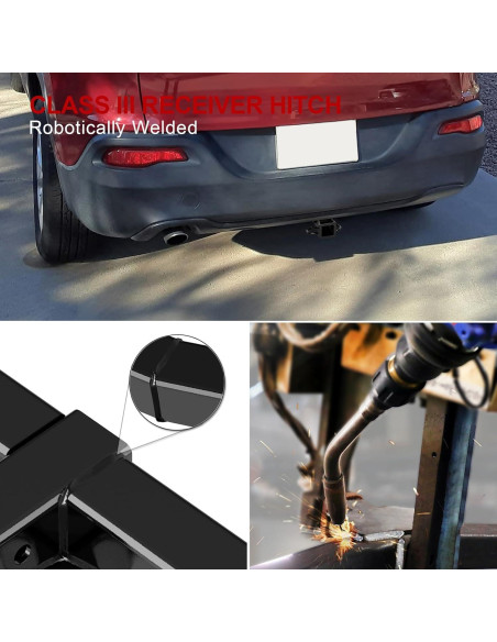 Receptor de enganche de remolque APS para Jeep Cherokee 2014-2018