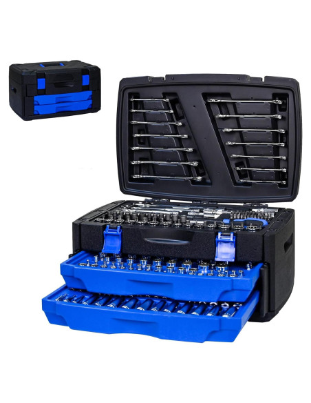 Kit de Herramientas S.Walt 266 Piezas Acero al Carbono