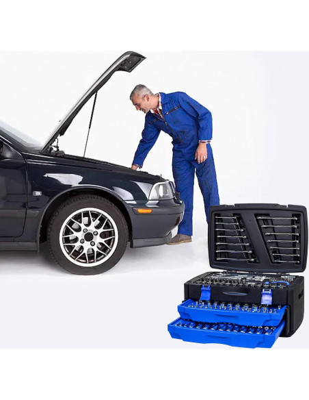 Kit de Herramientas S.Walt 266 Piezas Acero al Carbono