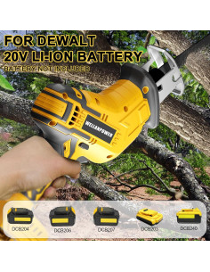 Sierra Recíproca Inalámbrica Wellanpower 20V 3500 SPM con 4 Cuchillas 2