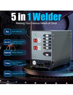 Máquina de Soldadura por Puntos Automática POIOKLJRE 110V 5 en 1 2