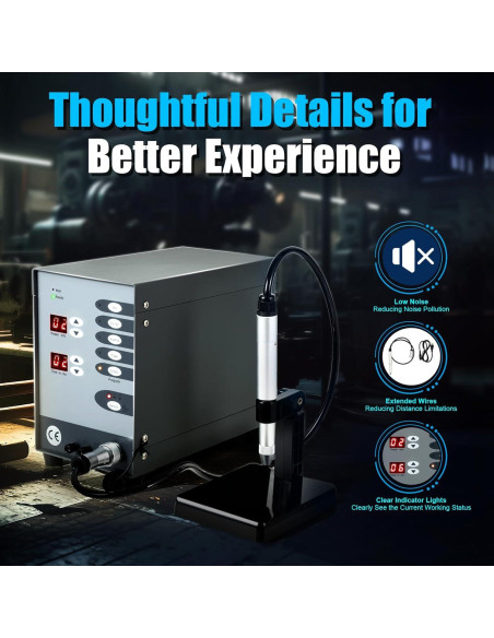 Máquina de Soldadura por Puntos Automática POIOKLJRE 110V 5 en 1