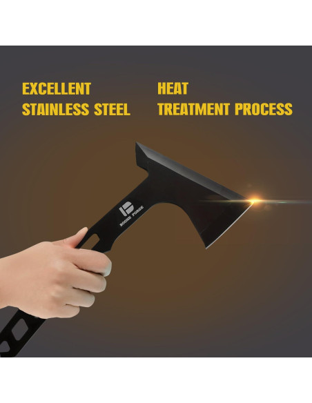 Hacha de Camping KHU 24.3 cm con Funda - Supervivencia y Caza