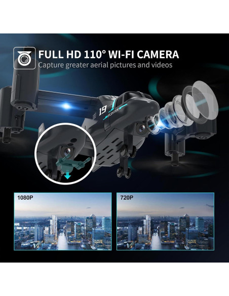 Helicóptero RC OBEST LM19-A con Cámara HD y Doble Vuelo