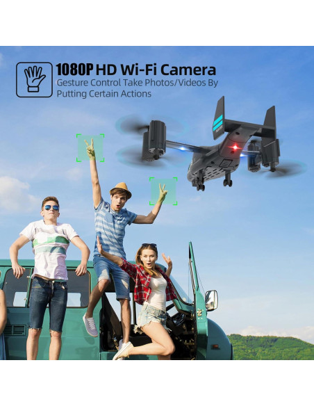 Helicóptero RC OBEST LM19-A con Cámara HD y Doble Vuelo