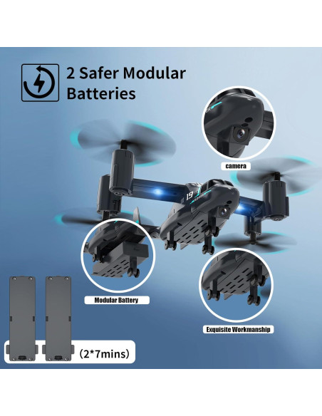 Helicóptero RC OBEST LM19-A con Cámara HD y Doble Vuelo
