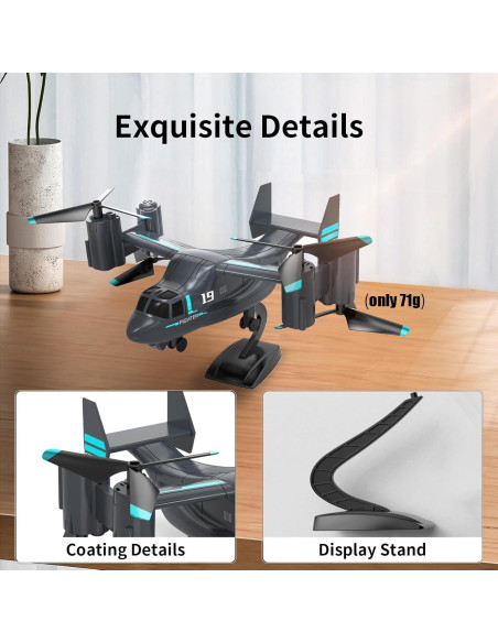 Helicóptero RC OBEST LM19-A con Cámara HD y Doble Vuelo