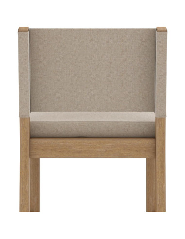 Taburete de Bar Nathan James Linus - Altura de Contracara, Juego de 4, Marrón Claro