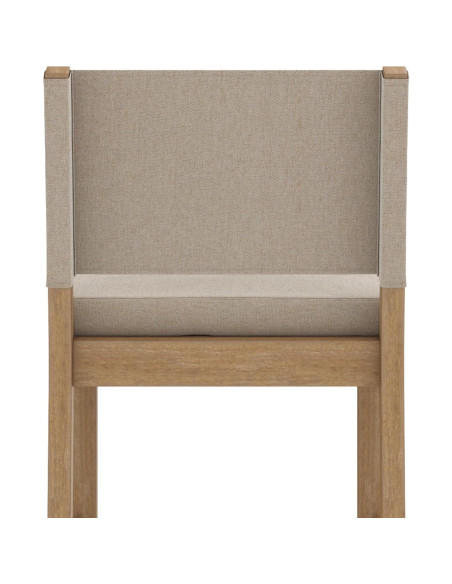 Taburete de Bar Nathan James Linus - Altura de Contracara, Juego de 4, Marrón Claro