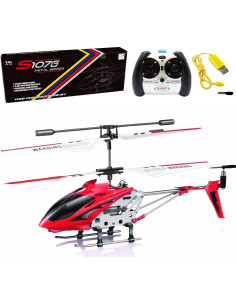 Helicóptero R/C Syma S107G con Giroscopio - Rojo 2