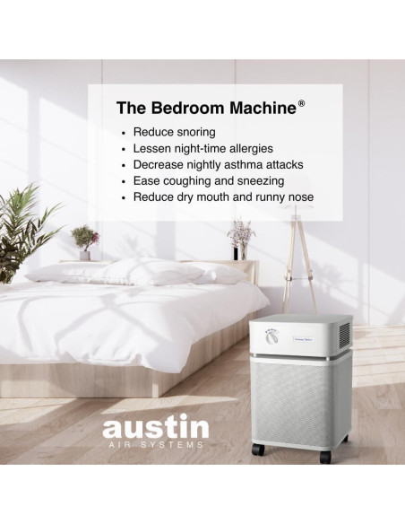 Purificador de aire Austin Air Máquina de dormitorio HEPA 5 etapas