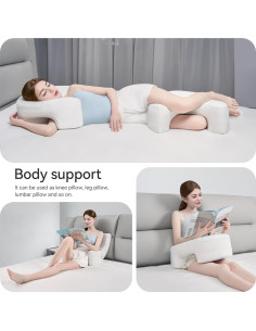 Almohada Ergonómica AM AEROMAX Reina para Dormir de Lado 2