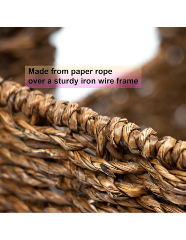 Juego de 4 Cestas de Almacenamiento Plegables Trademark Innovations