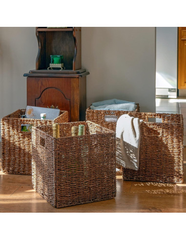 Juego de 4 Cestas de Almacenamiento Plegables Trademark Innovations