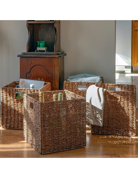 Juego de 4 Cestas de Almacenamiento Plegables Trademark Innovations