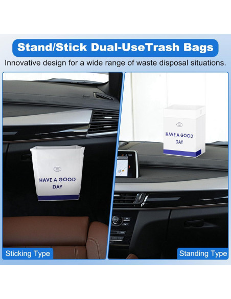 20 Bolsas de Basura Desechables Etenpo para Autos Impermeables