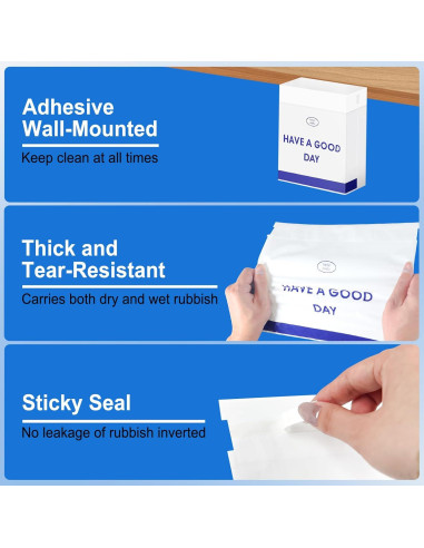 20 Bolsas de Basura Desechables Etenpo para Autos Impermeables