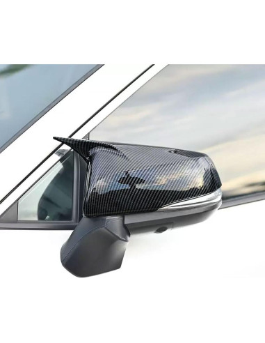 Cubierta de Espejo Lateral Terdaray para Toyota RAV4 2019-2024 ABS 2PCS