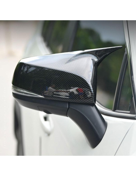 Cubierta de Espejo Lateral Terdaray para Toyota RAV4 2019-2024 ABS 2PCS
