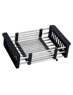 Estante de Secado de Platos GICASA Expandible Negro 30-45 cm