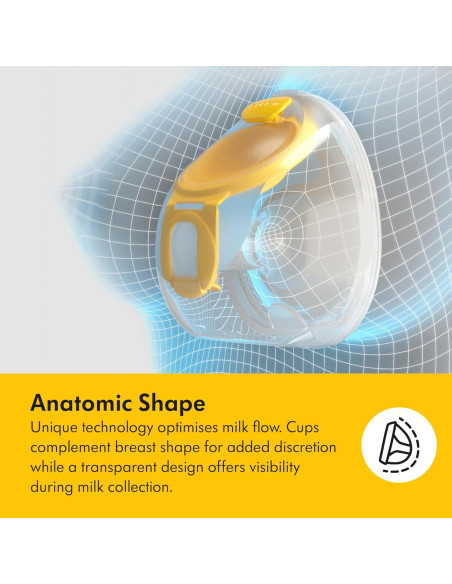 Tazas de Colección Manos Libres Medela - 2 Unidades, Compatibles con Bombas