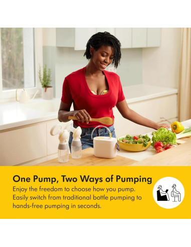 Tazas de Colección Manos Libres Medela - 2 Unidades, Compatibles con Bombas