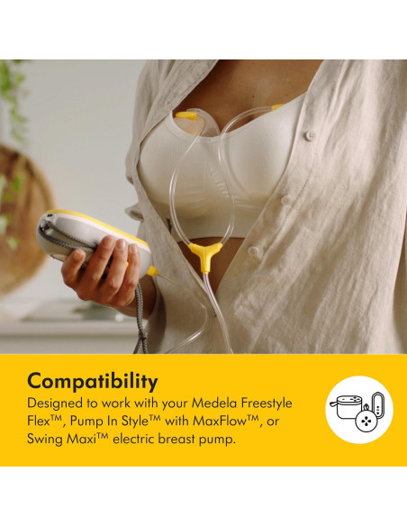 Tazas de Colección Manos Libres Medela - 2 Unidades, Compatibles con Bombas