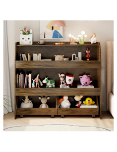 Estante Montessori COZPAW 3 Niveles para Juguetes y Libros