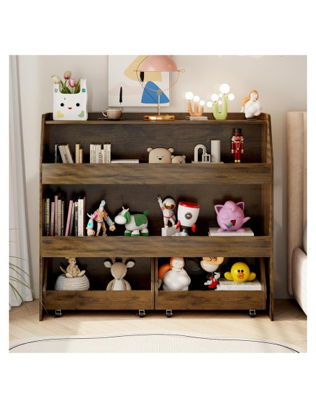 Estante Montessori COZPAW 3 Niveles para Juguetes y Libros