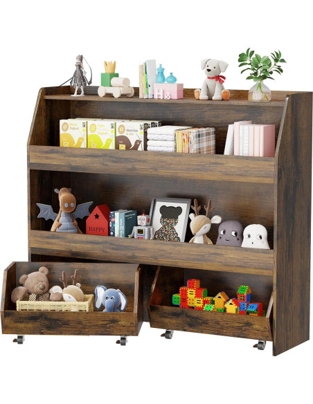 Estante Montessori COZPAW 3 Niveles para Juguetes y Libros